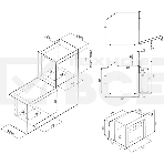 Духовой шкаф электрический встраиваемый Krona MAGNETE 60 BL/BL черный, фото2