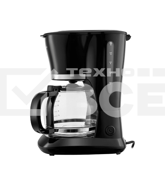 Кофеварка капельная Maunfeld MF-732BK чёрный, исп. кофе - молотый, 1,5 л, 1000 Вт