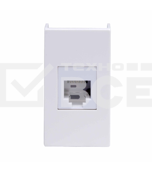 Розетка телефонная DKC Viva 45018 1-м 1 мод, RJ12, 6P6C, белый