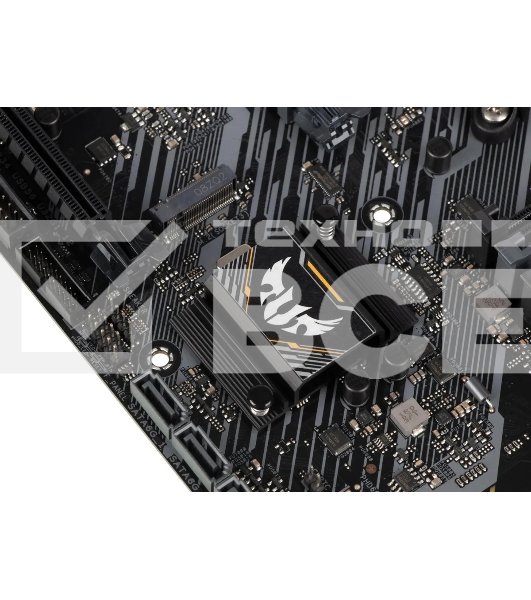 Материнская плата ASUS TUF GAMING B450M-PLUS II, AM4, AMD B450, 4xDDR4, 6xSATA, 1xM.2, 1xPCIe 3.0 x16, 1xPCIe 2.0 x16, 1xPCIe x1, 1xHDMI, 1xDVI-D, 1x 1Gb LAN, 2xUSB-A 3.2 Gen 1, 1xUSB-A 3.2 Gen 2, 2xUSB-A 2.0, 1xUSB-C 3.2 Gen 1, 3x3.5 мм, 7.1, mATX