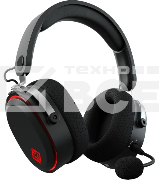 Наушники с микрофоном GMNG GG-HS405W черный мониторные BT/Radio/3.5mm оголовье