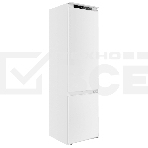 Встраиваемый холодильник Maunfeld MBF19354NFWGR LUX Inverter белый двухкамерный 209/64 л морозилка снизу, No Frost, фото 1
