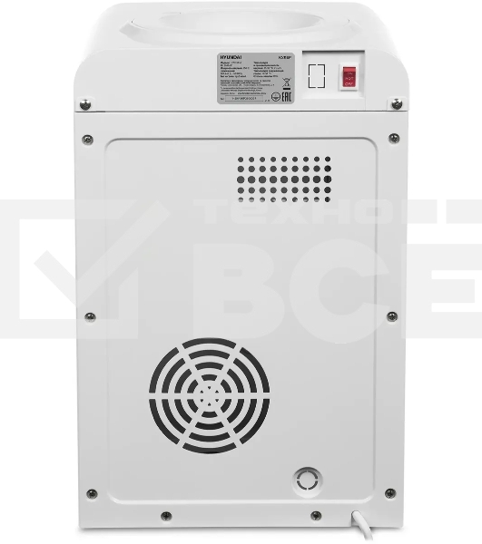 Кулер Hyundai H-WD115E настольный белый