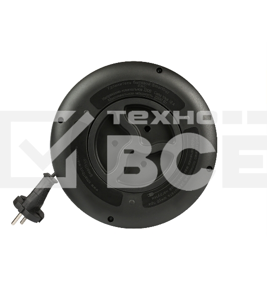 Удлинитель-рулетка Smartbuy (SBE-10-3-03-B) - 3 гнезда 3 метра (10А/2,2 кВт) круглый черный