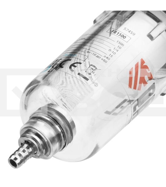 Фильтр-регулятор Denzel FR1500, 10 бар, 1500 л/мин, 1/4