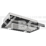 Встраиваемая вытяжка MONSHER, телескопическая, 60 см, High-Tech, макс. Производительность 650 м3/ч, 2 скорости, механическое управление, светодиодное освещение, уровень шума 53 дБ, черный, фото3