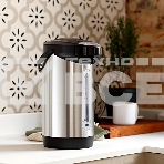 Термопот Aresa AR-4001 '230 В, 50 Гц, 650 Вт, Объем: 3 л Мощность: 650 Вт, Материал корпуса: нержавеющая сталь Материал колбы: нержавеющая сталь Закрытый нагревательный элемент Механическая помпа Поддержание температуры Индикатор уровня воды Индикация режима работы Электронное управление Длина шнура: 1 м 2 температурных режима Блокировка крышки Автоматическое отключение при закипании Защита от перегрева и включения без воды Съемная крышка Съемный шнур Ручка для переноски', фото2