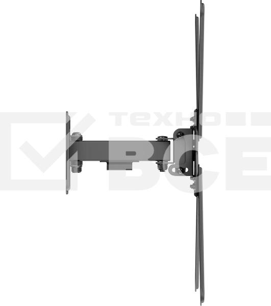 Кронштейн для телевизора Ultramounts UM957 черный 13'-55' макс.25кг настенный поворот и наклон