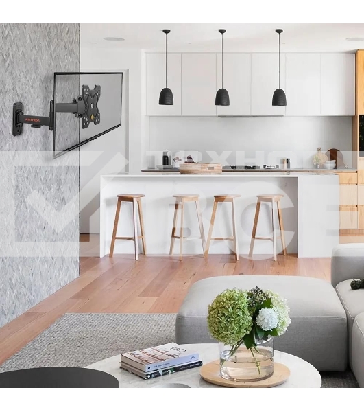 Кронштейн Arm media MARS-6 черный, 10 шт/уп. Кр. стал. настенный для TV 10'-32', max 25 кг, 5 ст св., нак. +5°-15°, пов. ±90° от ст. 62-270 мм. max VESA 100x100 мм.