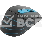 Мышь беспроводная A4Tech Fstyler FG30S серый/синий, 2000 dpi, радиоканал, USB, кнопки - 5, фото4