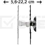 Кронштейн для телевизора Hama 00220823 черный 32'-65' макс.20кг настенный поворот и наклон, фото4