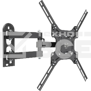 Кронштейн для телевизора Hama R1 118156 черный, 32'-65' макс. 25 кг, настенный, поворотно-выдвижной и наклонный