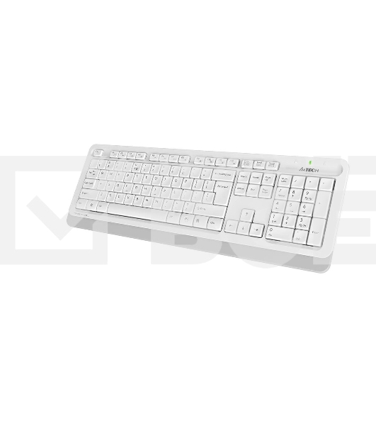 Комплект клавиатура+мышь A4Tech FStyler FG1010 беспроводной, USB, 2000 DPI, белый/серый