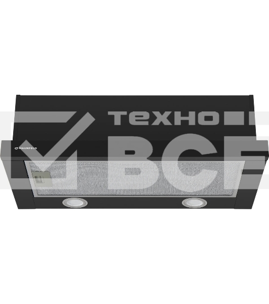Вытяжка встраиваемая Maunfeld VS Fast 60 черный, 60 см, 850 куб. м/ч, 47 дБ
