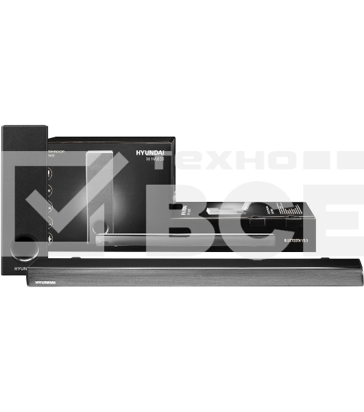 Микросистема Hyundai H-HA630 черный 150Вт FM USB BT SD/MMC/MS