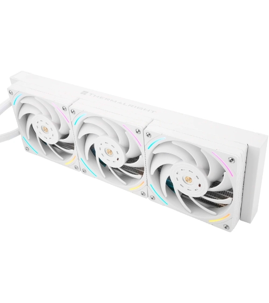 Система жидкостного охлаждения Thermalright Elite Vision 360 (360mm, LED, White, ARGB/Fans: 3x120mm, 69CFM, 27dBA, 2150RPM/Pump height 63mm, Rad thickness 27mm/S: 1700, 1200, 1851, 115X, 2011, 2066, AM5, AM4)