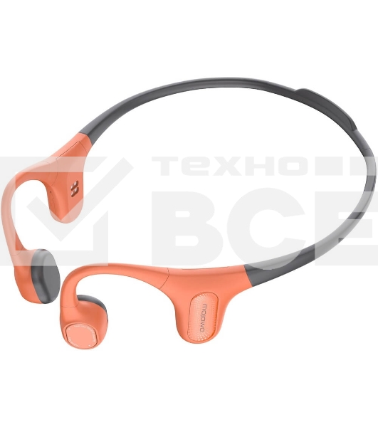 Наушники Mojawa Aerra Activa ENC черно-оранжевый, костная проводимость, Bluetooth, до 8 ч
