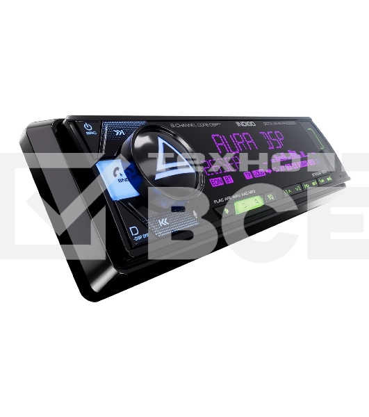 Автомагнитола AURA INDIGO-876DSP, 1 DIN, Bluetooth, USB Type-A, AUX, пульт ДУ