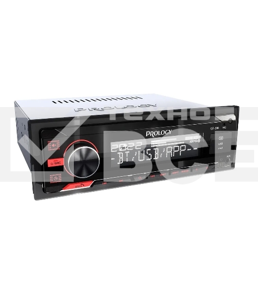 Автомагнитола Prology GT-200, 1 DIN, Bluetooth, USB Type-A, AUX, пульт ДУ