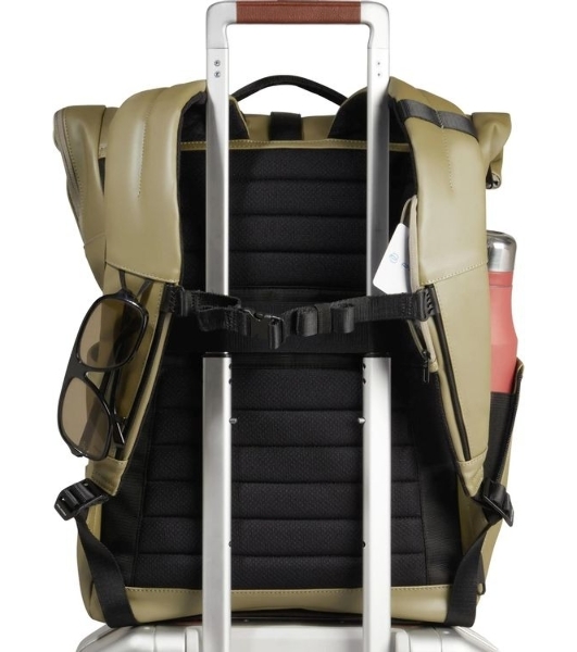 Рюкзак мужской Piquadro Corner 2.0 CA6291C2OW/VE3 роллтоп фисташковый полиуретан