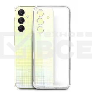 Чехол (клип-кейс) BoraSCO для Samsung Galaxy A25 прозрачный (72886)
