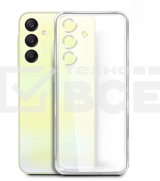 Чехол (клип-кейс) BoraSCO для Samsung Galaxy A25 прозрачный (72886)