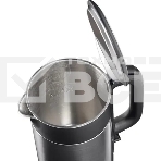 Чайник электрический Panasonic NC-CWK51 1.7л. 1500Вт нержавеющая сталь/черный корпус: полупропилен/нержавеющая сталь, фото 1