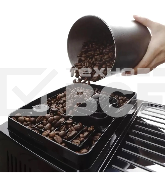 Кофемашина автоматическая DeLonghi ECAM220.22.GB черный, исп. кофе - зерновой/молотый, 1.8 л, 1450 Вт, 15 Бар.