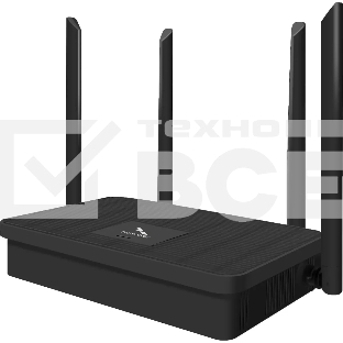 Роутер беспроводной Триколор TR-router-04 (046/91/00057758) AC1200 10/100/1000BASE-TX черный