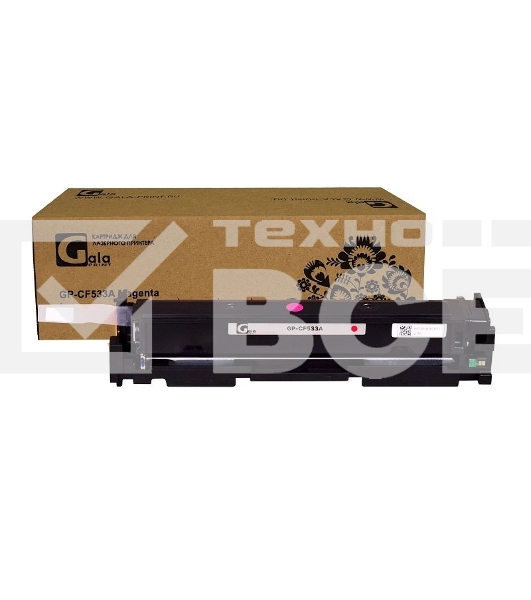 Картридж лазерный GalaPrint GP-CF533A (№205A) Magenta (900 стр) для HP Color LaserJet Pro CM180/CM180n/CM181/CM181fw/CM154