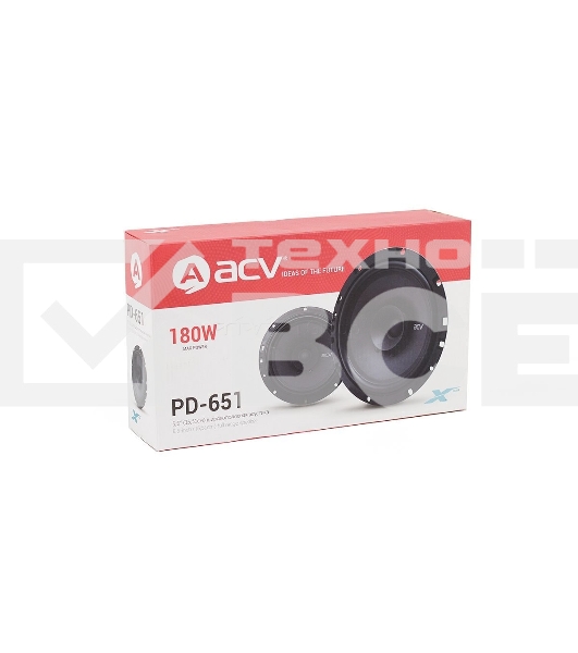Колонки автомобильные ACV PD-651 BEATS (без решетки) 180Вт 88дБ 4Ом 16см (6.5дюйм) (ком.:2кол.) коаксиальные однополосные