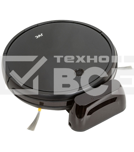 Робот-пылесос JVC JH-VR510 черный, 2500 мАч Li-Ion, уборка сухая/влажная, пылесборник контейнер 0.5 л