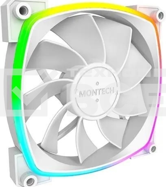 Вентилятор для корпуса MONTECH RX120 PWM белый, 120 мм, 1600 об/мин, 27 дБ, 4 pin