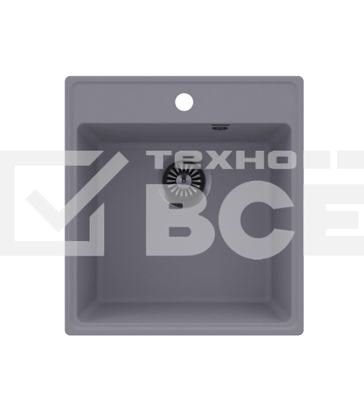 Кухонная мойка Maunfeld Perla 460 MFQS-460LGR светло-серый