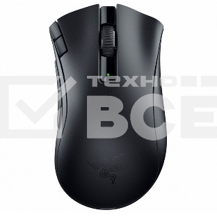 Мышь беспроводная Razer DeathAdder V2 X Hyperspeed черный, 14000 dpi, радиоканал, Bluetooth, USB, кнопки - 7