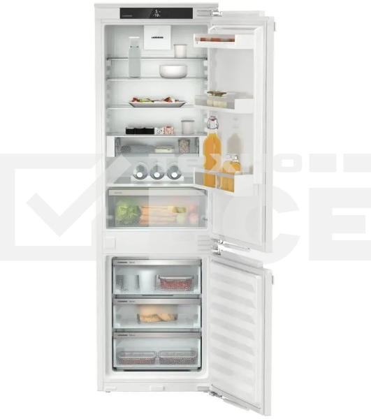Встраиваемый холодильник Liebherr ICNd 5123 001 белый, двухкамерный, 190/83л, морозилка снизу, No Frost