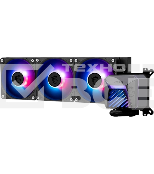 Жидкостная система охлаждения MSI MAG CORELIQUID A15 черный 120мм алюминий+медь 2050rpm 28.7db 4-pin