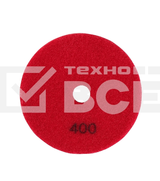 Круг PATRIOT алмазный гибкий шлифовальный АГШК Ø100 мм P400 - вод.охл.