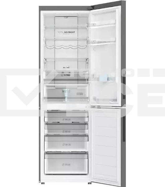 Холодильник Haier C2F636CFRGU1 серебристый двухкамерный 256/108 л морозилка снизу, No Frost