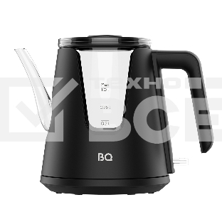Чайник электрический BQ KT0046DW черный, 2200 Вт, 1л