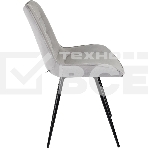 Стул для дома Бюрократ CH-K2_4 комплект 4 шт св. серый Holland 09 металл черный на ножках (CH-K2_1/HL09_4), фото6