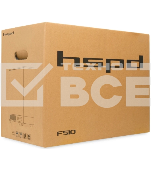 Компьютерный корпус без блока питания HSPD F510, Panoramic Mid Tower, черный, TG, 0.5 SPCC, no fans ATX, mATX, mITX 180/280/160мм 1x2.5', 1x3.5', 7xPCI 1xUSB-A 3.0, 1xUSB-A 1.0 356x218x467мм