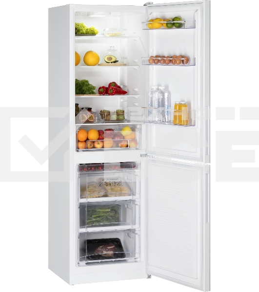 Холодильник Nordfrost NRG 162NF WTM белый кварц двухкамерный 205/105л морозилка снизу, No Frost