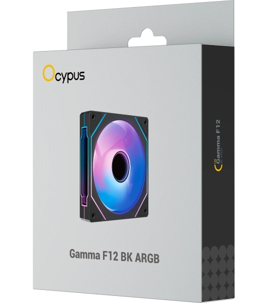 Вентилятор для корпуса Ocypus Gaммa F12 ARGb BK (Gaммa-F12-BK1AM00X-GL)