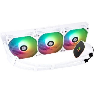 Система жидкостного охлаждения Thermalright Frozen Horizon 360 V2 Soc-AM5/AM4/1200/1700/1851 белый 4-pin 29.5dB Al Ret (F-HORIZON-360-WH-V2)