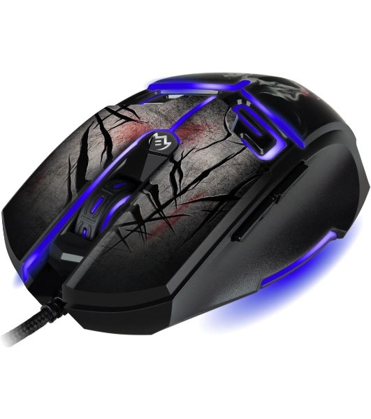 Мышь проводная SVEN RX-G805 черный, 8000 dpi, USB, кнопки - 6