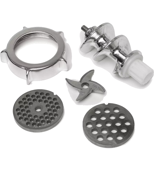 Мясорубка электрическая Candy CG-101 белый, 950 Вт, 2.4 кг/мин, реверс, защита от перегрузки, насадки - 2