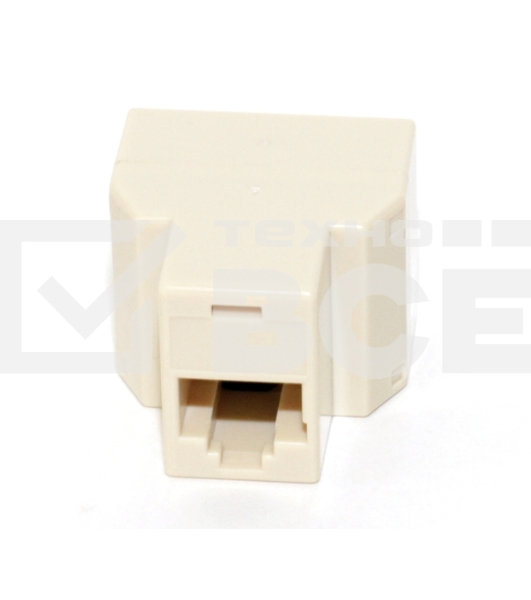 Коннектор проходной адаптер RJ45 5bites LY-US027 RJ-45/RJ-45x2 8P8C F/2F