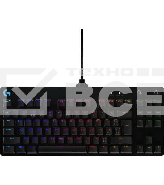 Клавиатура Logitech G Pro (920-009393) проводная, USB, чёрный