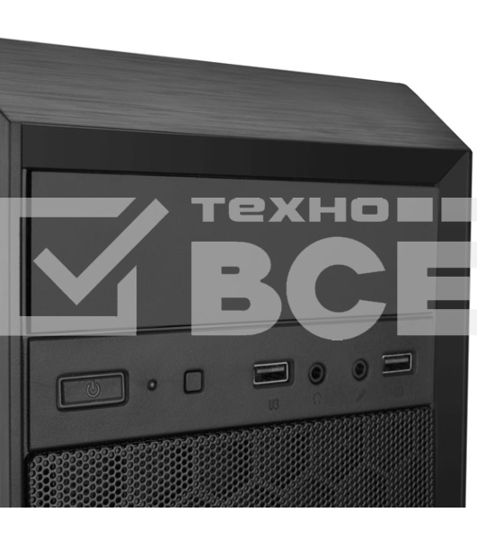 Корпус SilverStone SST-PS16B чёрный (ATX, 2xUSB 3.0, HD Audio)